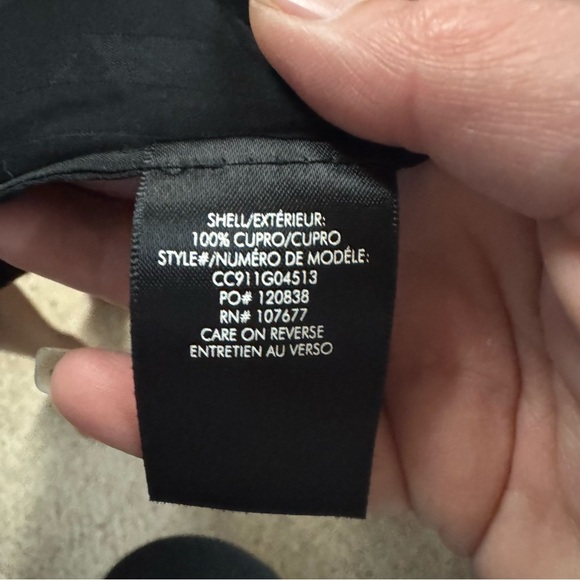 Alice + Olivia Black Striped Cupro Fabric Button Down Shirt Size Small - Picture 6 of 6